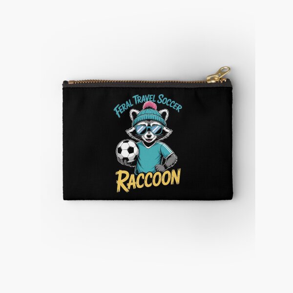 Item preview, FERAL TRAVEL SOCCER RACCOON designed and sold by jkrphoto.