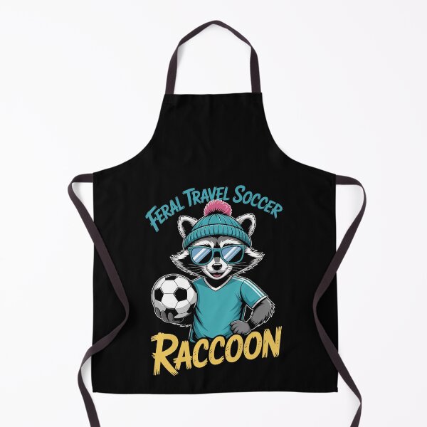 Item preview, FERAL TRAVEL SOCCER RACCOON designed and sold by jkrphoto.