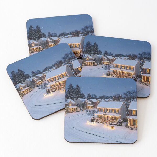 Item preview, Suburban Christmas Street designed and sold by Sybille-Yates.