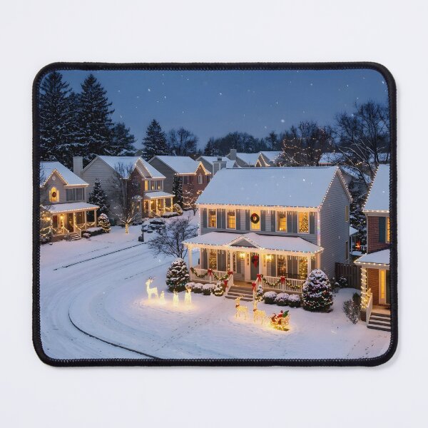 Item preview, Suburban Christmas Street designed and sold by Sybille-Yates.