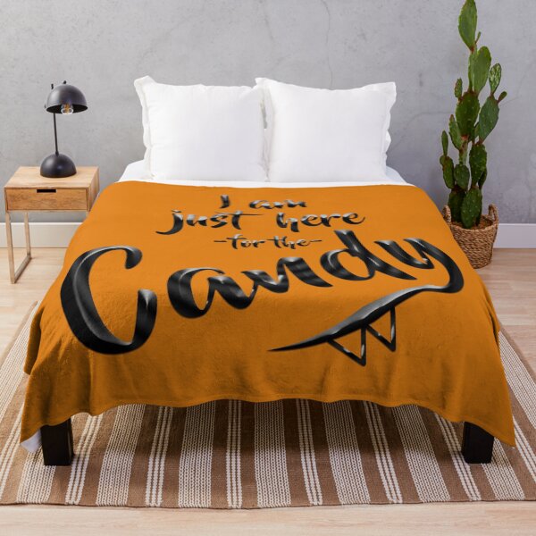 Item preview, I Am Just Here for the Candy – Funny Halloween Saying designed and sold by Nicole Bleck.