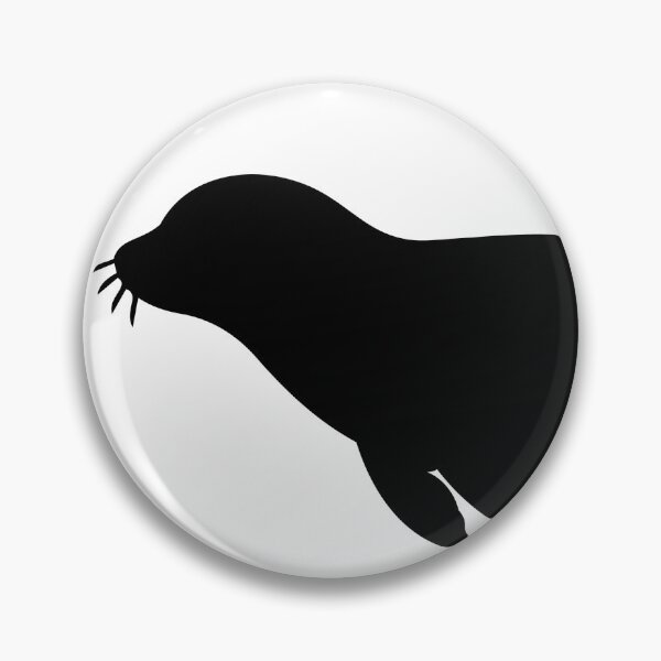 Item preview, Seal Silhouette — Minimalist Ocean Animal Art Tee designed and sold by medicalkinoko.