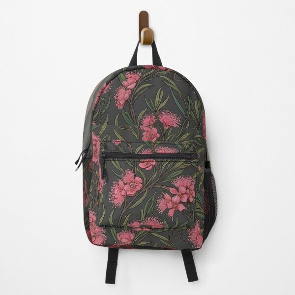 Item preview, Native Crimson Bell Flowers Dark Moody Pattern designed and sold by Studio BC.