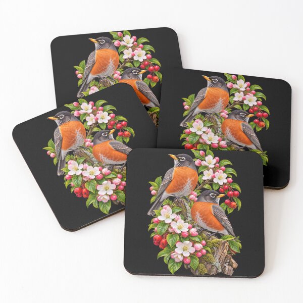 Item preview, Robin Pair in Bloom designed and sold by RockitBaby.