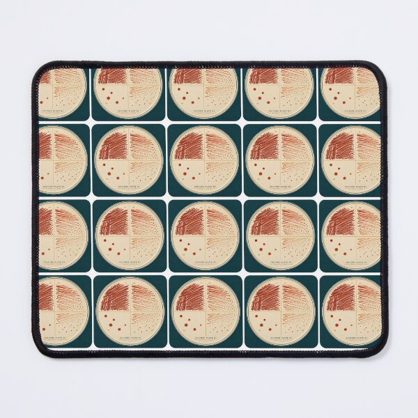Item preview, Culture Plate 01 – Microbiology Quadrant Streak Coaster designed and sold by astersgraphics.