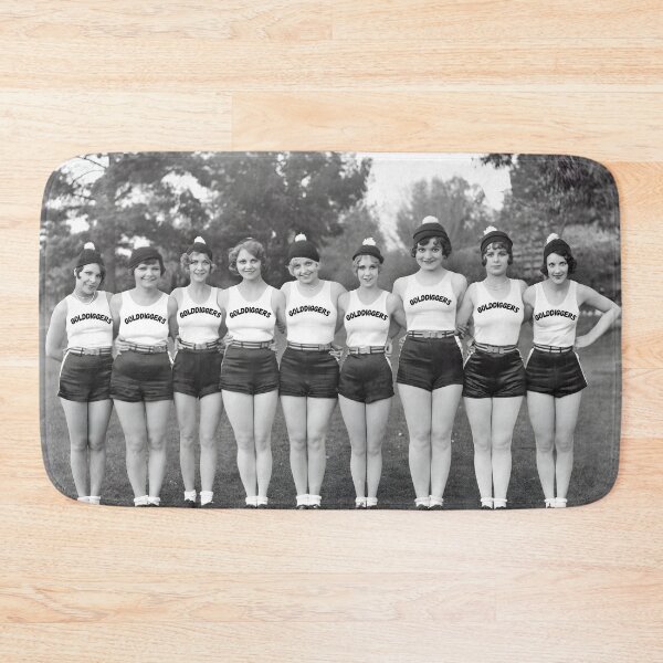 Item preview, Hilarious "golddiggers" female chorus line 1920's roaring twenties female black and white vintage photograph designed and sold by Astrid Arkhangelsky.
