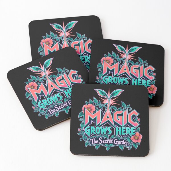 Item preview, The Secret Garden – Neon Magic Grows Here designed and sold by Fenay Designs.