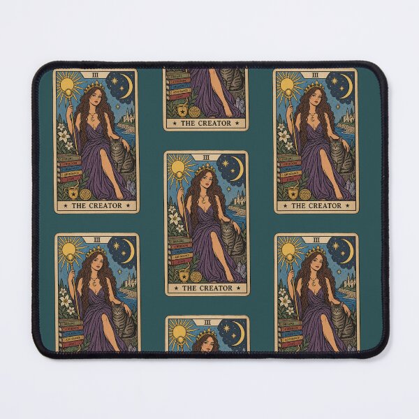 Item preview, The Creator Tarot Card Goddess designed and sold by Moxie-Cat-Universe.