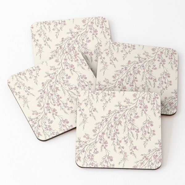 Item preview,  Trailing Pink Bush Vine Vintage Botanical Pattern designed and sold by Studio BC.