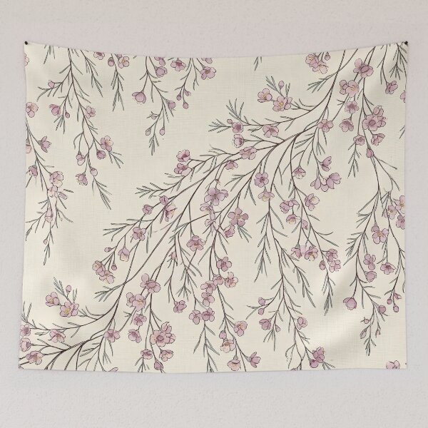 Item preview,  Trailing Pink Bush Vine Vintage Botanical Pattern designed and sold by Studio BC.