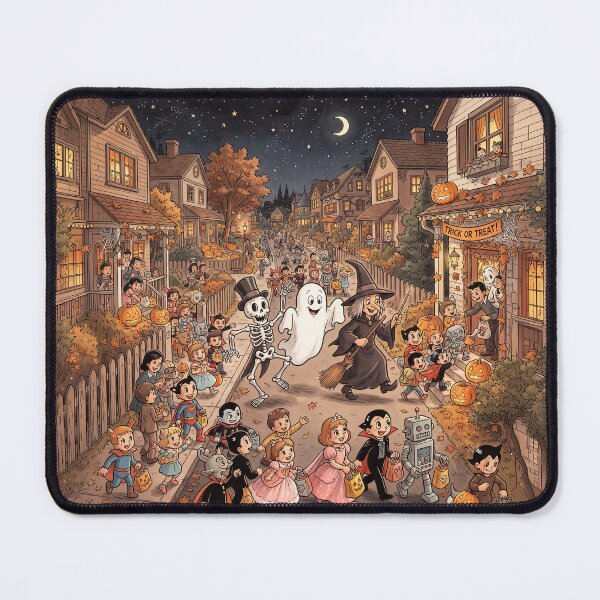 Item preview, Trick And Treating On Halloween designed and sold by Home Decor Art.