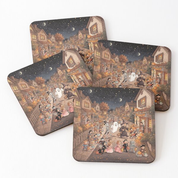 Item preview, Trick And Treating On Halloween designed and sold by Home Decor Art.