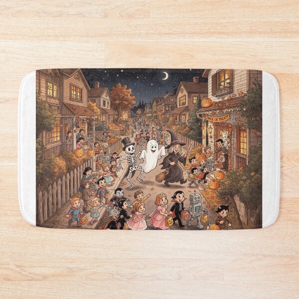 Item preview, Trick And Treating On Halloween designed and sold by Home Decor Art.