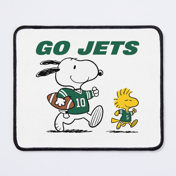 Item preview, Snoopy & Woodstock New York Jets Football Retro F694 designed and sold by GLUVY-THEME.