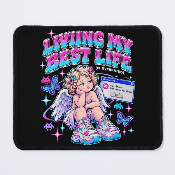 Item preview, Living my best life ( is overrated) designed and sold by Randomnessy.