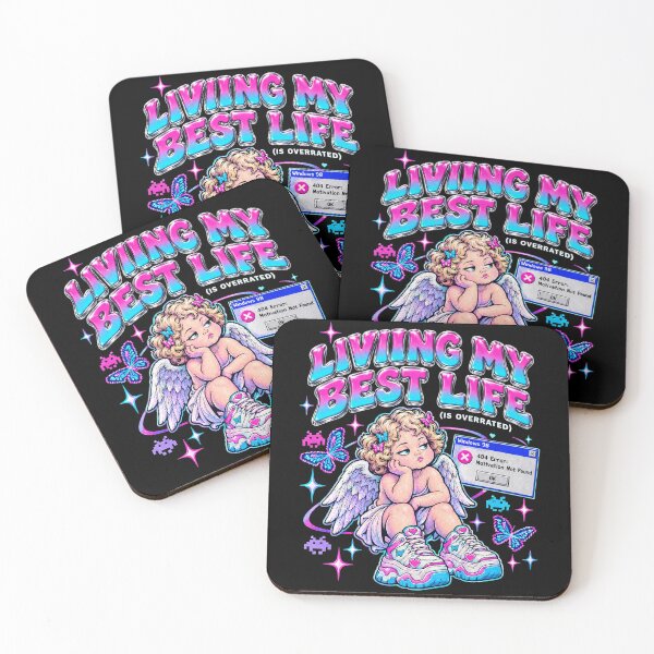 Item preview, Living my best life ( is overrated) designed and sold by Randomnessy.