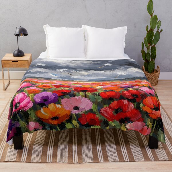 Item preview, Vibrant Field of Colorful Flowers designed and sold by cuprum.