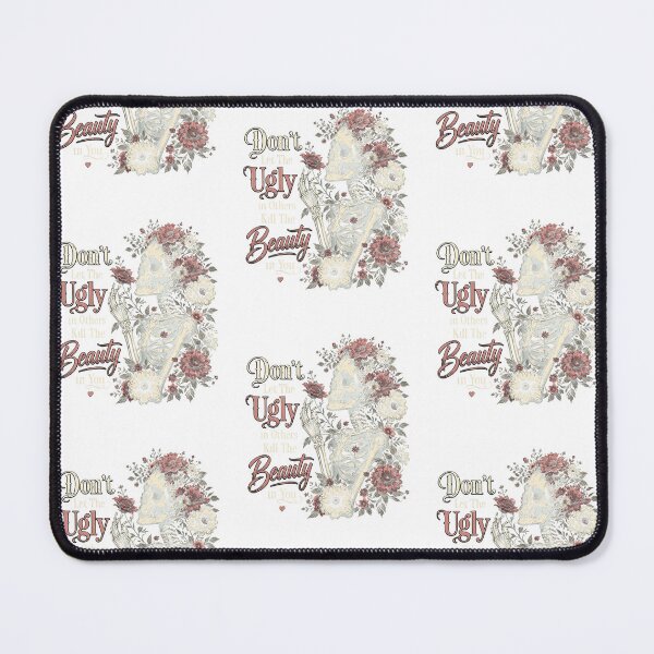 Item preview, Floral Skeleton Dont Let The Ugly Kill The Beauty Vintage Graphic designed and sold by Machomanshop.
