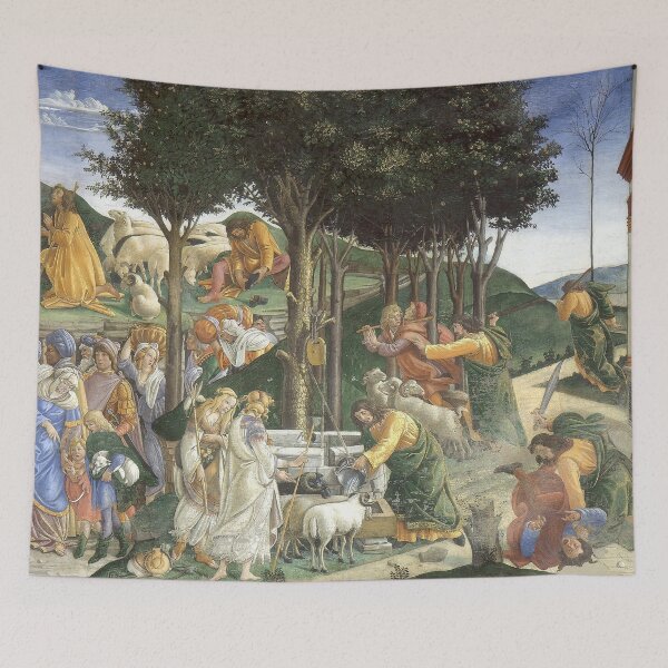 Item preview, Español: Eventos en la vida de Moisés -  Sandro Botticelli designed and sold by themasters.