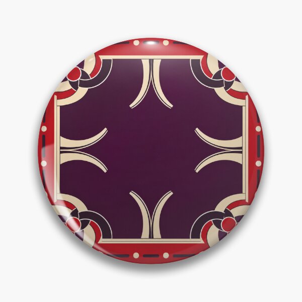 Item preview, Cherry Plum Frame – Geometric Art Deco Scarf designed and sold by astersgraphics.
