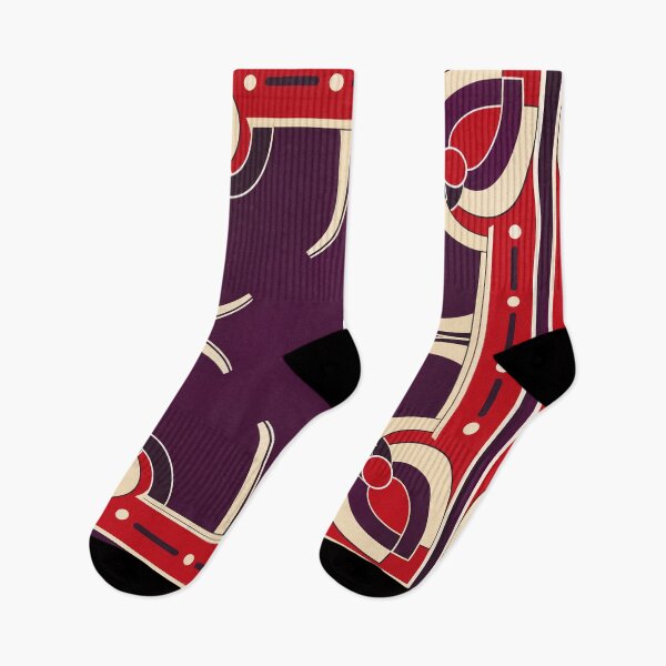 Item preview, Cherry Plum Frame – Geometric Art Deco Scarf designed and sold by astersgraphics.