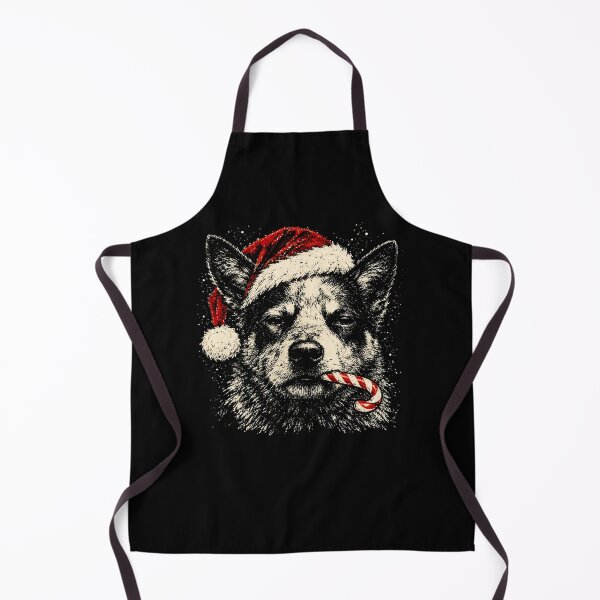 Item preview, Blue Heeler Christmas Dog Santa Hat Candy Cane designed and sold by thefirstbroo.