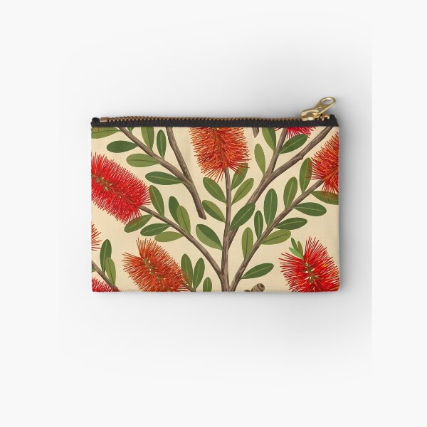 Item preview, Classic Red Bottlebrush Australian Botanical Pattern designed and sold by Studio BC.