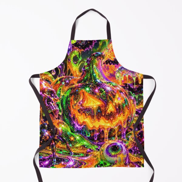 Item preview, Psychedelic Melting Pumpkin Glitter Ghost Halloween designed and sold by BloomOfDesign.