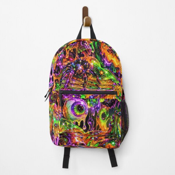 Item preview, Psychedelic Melting Pumpkin Glitter Ghost Halloween designed and sold by BloomOfDesign.