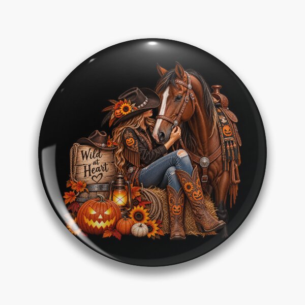 Item preview, Wild at Heart – Western Cowgirl Horse Halloween designed and sold by Quarterhorses.