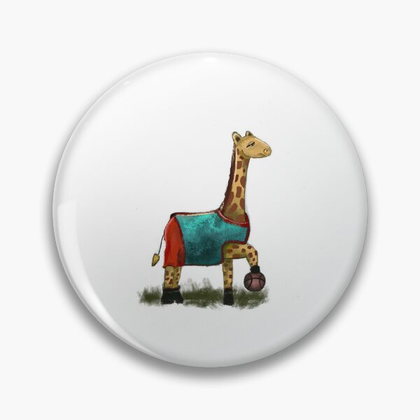 Item preview, Basketball Giraffe | Funny Sporty Animal Illustration designed and sold by TheHawthornFairy.