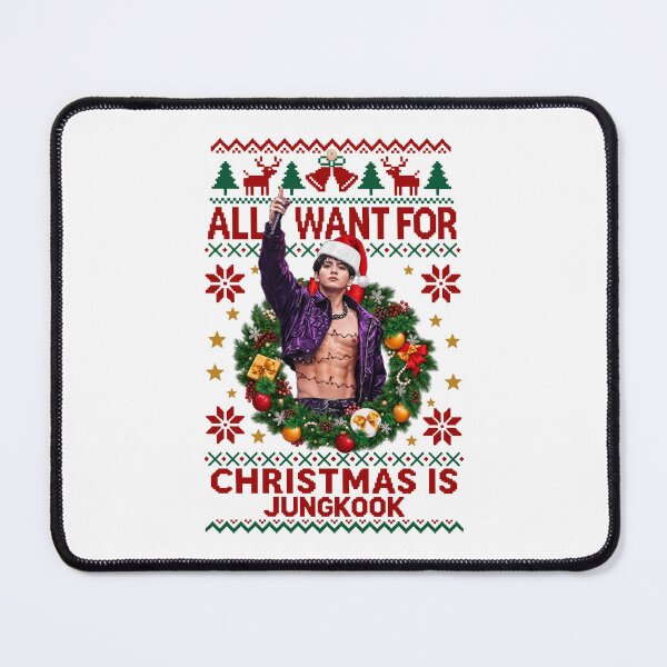 Item preview, Jungkook Christmas Holiday Kpop Fan Celebration designed and sold by Glow-Paw-Studio.
