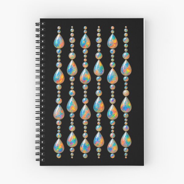 Item preview, BIRTHSTONE COLLECTION ⭐ CASCADE - OCTOBER • OPAL • Modern designed and sold by WheelieGdArt.
