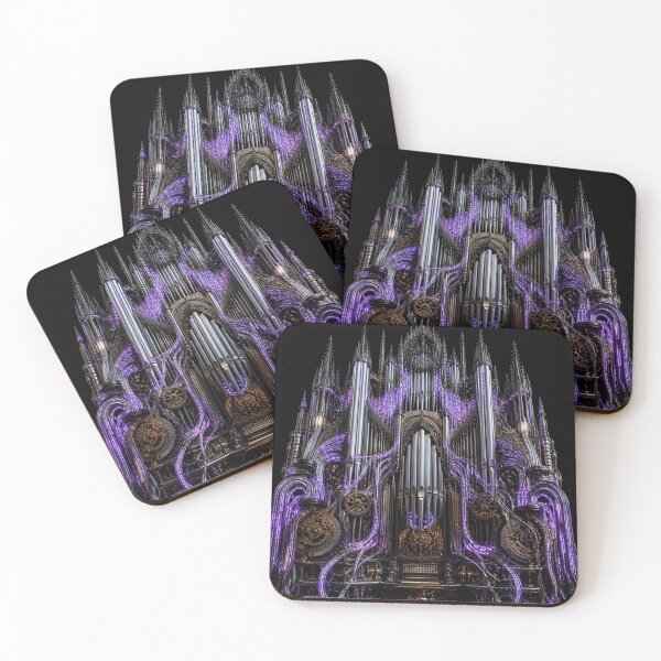 Item preview, Gothic Cathedral Pipe Organ Cyberpunk Archive designed and sold by LazyDayzCo.