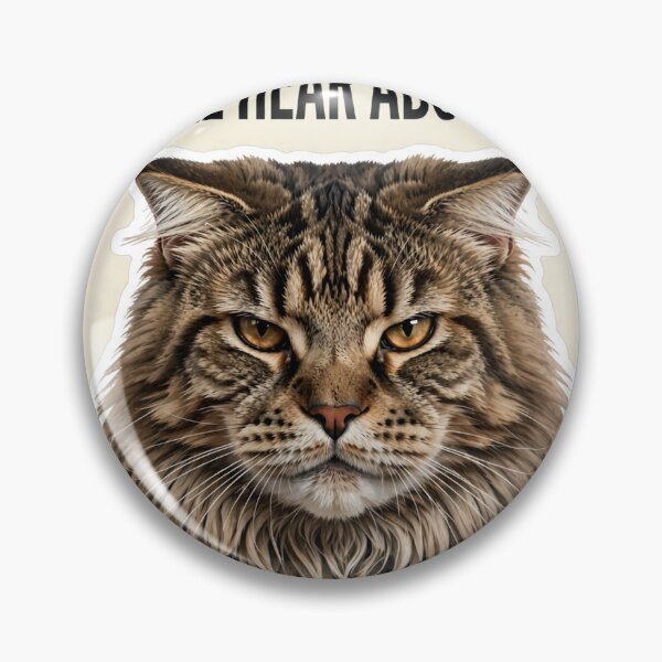 Artikelvorschau, Die Personalabteilung wird davon erfahren – realistischer Maine-Coon-Katzenaufkleber entworfen und verkauft von SniffGiggle.