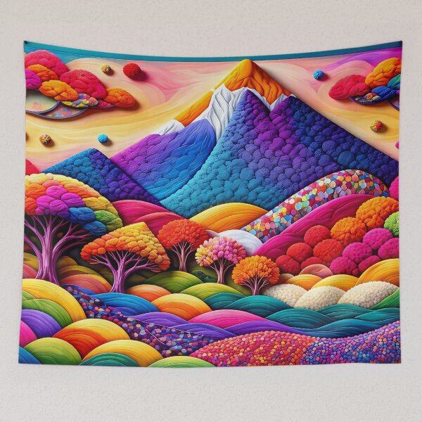 Item preview, Vibrant Fantasy Landscape designed and sold by cuprum.