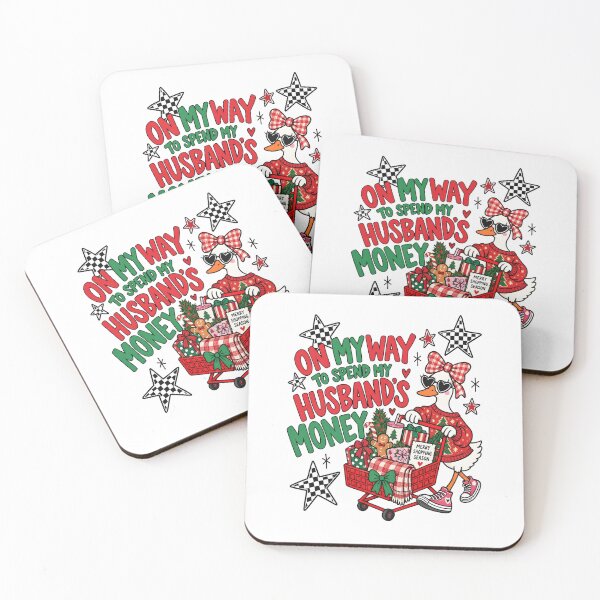 Item preview, On My Way Christmas Shopping Husband's Money Duck designed and sold by thefirstbroo.
