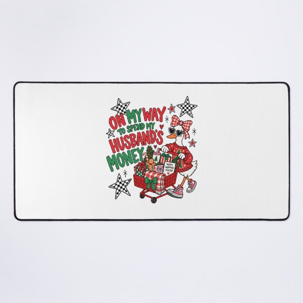 Item preview, On My Way Christmas Shopping Husband's Money Duck designed and sold by thefirstbroo.