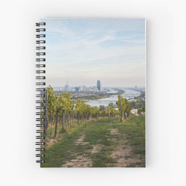 Item preview, Golden Hour Path Through the Vineyard | Vienna Wine Hiking Print designed and sold by danmanYEAH.