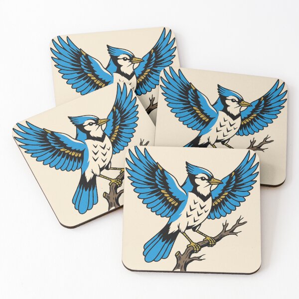 Item preview, Blue Jay Traditional Tattoo Flash designed and sold by Rariks.
