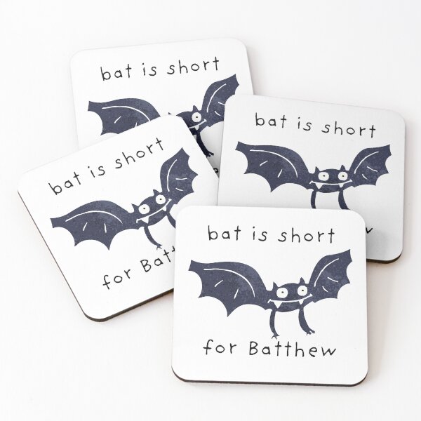 Item preview, Bat is Short for Batthew designed and sold by fifisu.