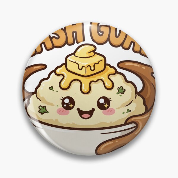 Item preview, Mash Goals Funny Mashed Potato Thanksgiving Sticker designed and sold by CalderVeritas.