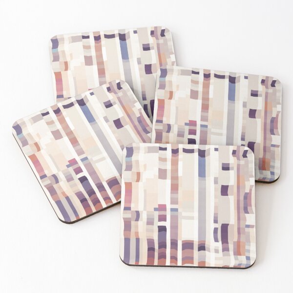 Item preview,  Contemporary Digital Plaid Design In Pastel Tones 4 designed and sold by Jenny Meehan Art Prints and Patterns  .