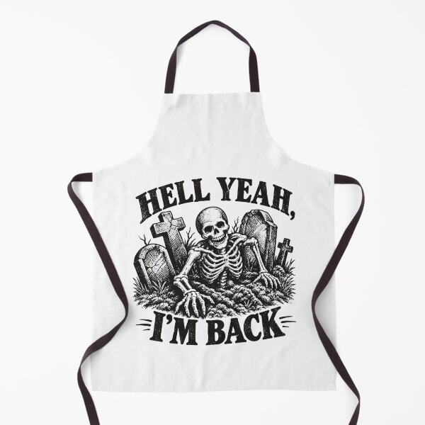 Item preview, Hell Yeah, I’m Back (with Black Lettering) designed and sold by VelvetRoom.