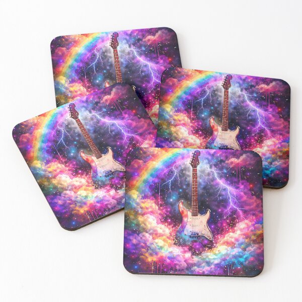 Item preview, Electric Guitar in Cosmic Colors designed and sold by cuprum.