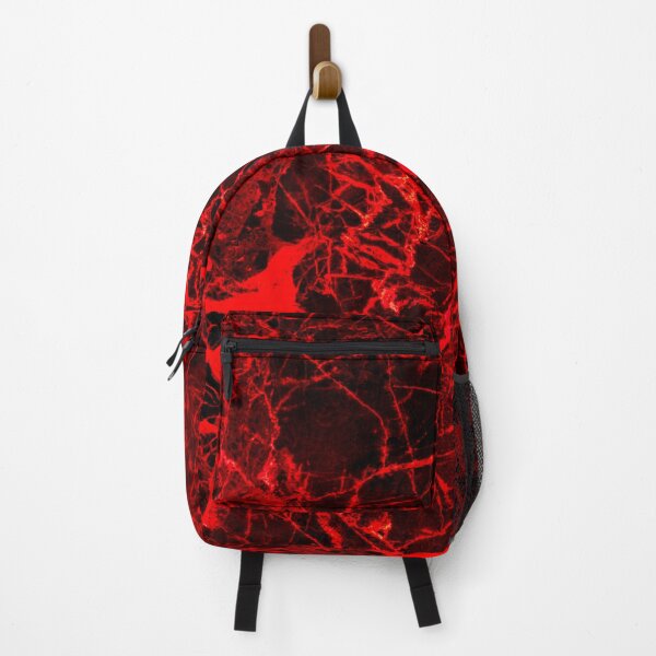 Item preview, Black Red Liquid Marble Abstract Design designed and sold by Sania Wazir Studio.
