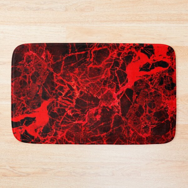 Item preview, Black Red Liquid Marble Abstract Design designed and sold by Sania Wazir Studio.