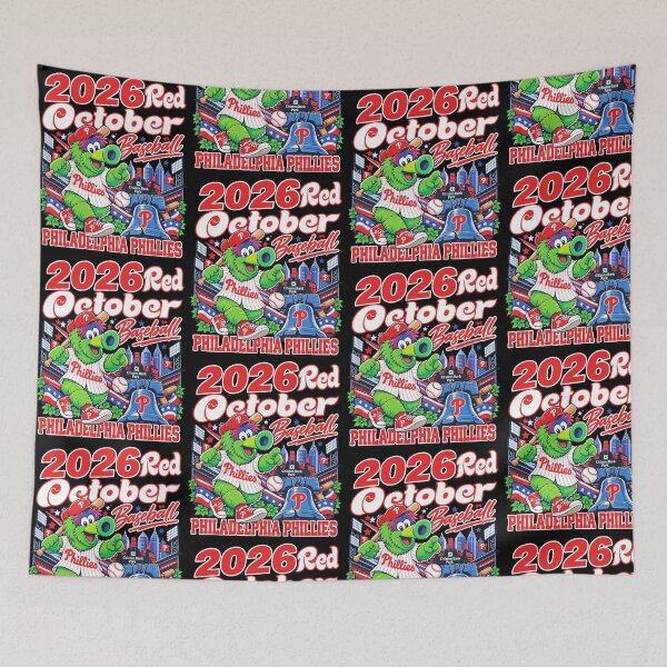 Item preview, 2026 Red October Philadelphia Phillies Baseball Fan designed and sold by OddPopARt.