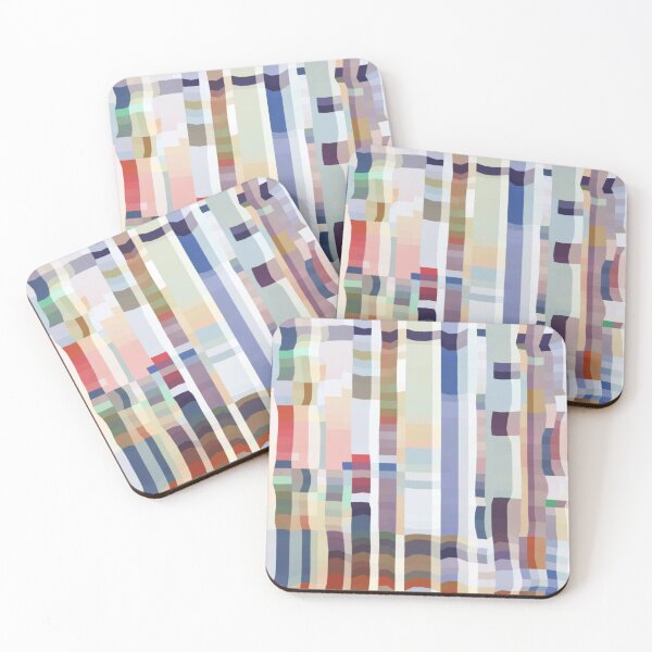 Item preview, Contemporary Digital Plaid Design In Pastel Tones 5 designed and sold by Jenny Meehan Art Prints and Patterns  .
