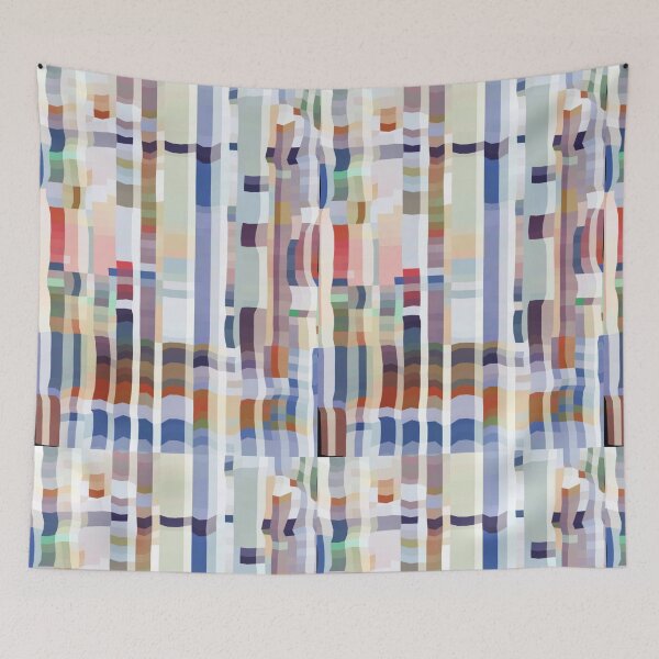 Item preview, Contemporary Digital Plaid Design In Pastel Tones 5 designed and sold by Jenny Meehan Art Prints and Patterns  .